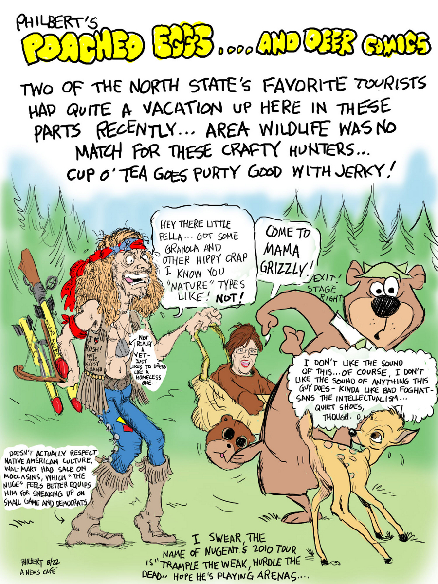 Sunday Funny: Philbert's Poached Eggs… and Deer Comics – 