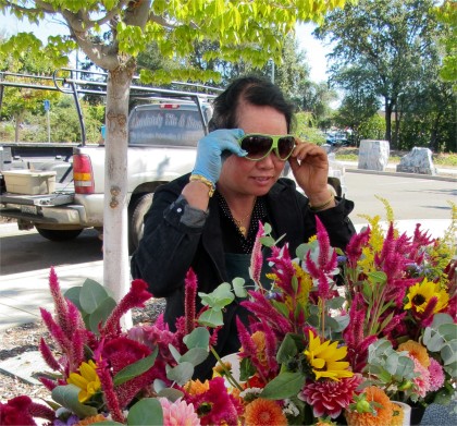 farmers market flowers