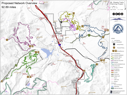 MSTA 100 Miles of Trail Map