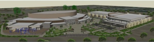 An artist rendering of the Bethel Church complex.
