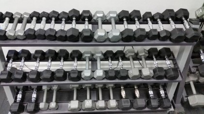 weights by the rack