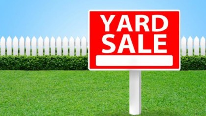 yard sale sign