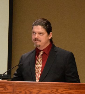 Samuel Williams urged the council to approve pot sales.