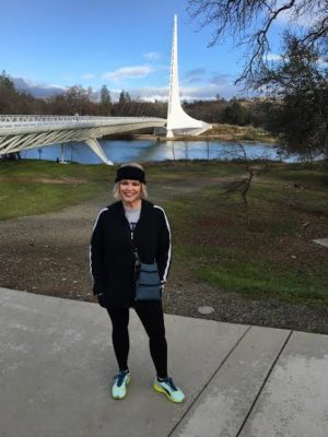 Doni at the Sundial Bridge. Photo by Shelly Shively.