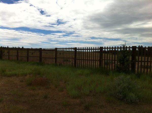 Not a game compound, this fence in the middle of nowhere surrounds a shuttered Air Force radar site on Modoc National Forest.
